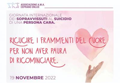 Giornata Mondiale  dei sopravvissuti al suicidio di una persona cara.